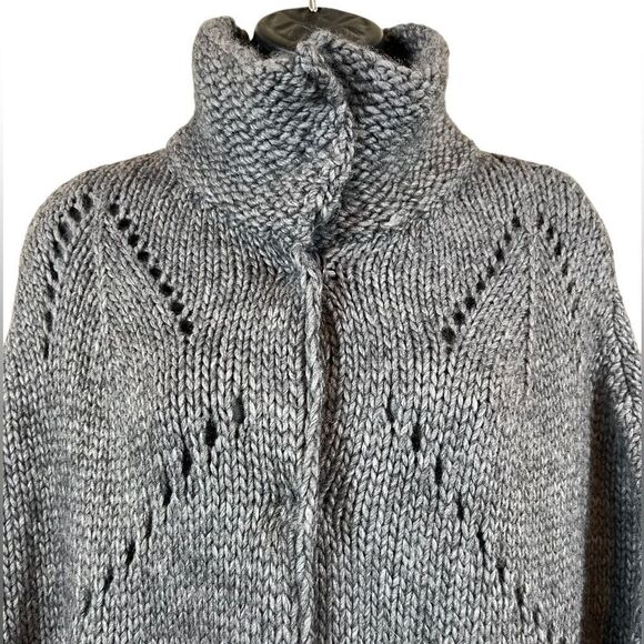 Anthropologie Elsamanda Alpaca Blend Tie Waist Cardigan - Picture 2 of 11